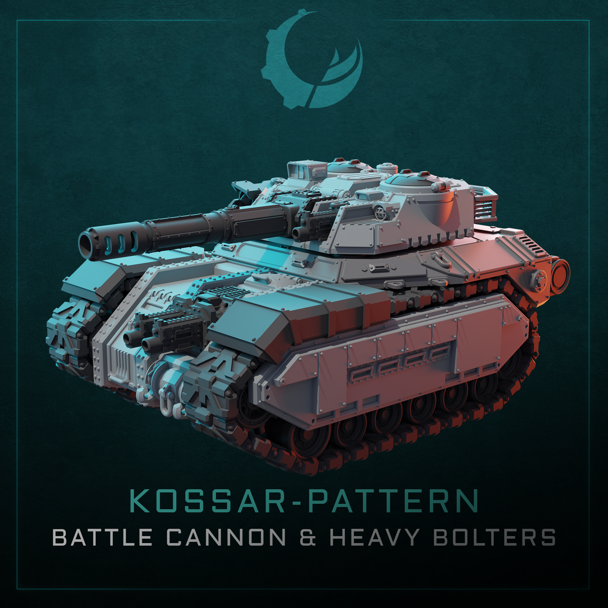 Kossar-Pattern Tank/APC/IFV/TD - Sci fi/Modern - Modular - Magnet Ready