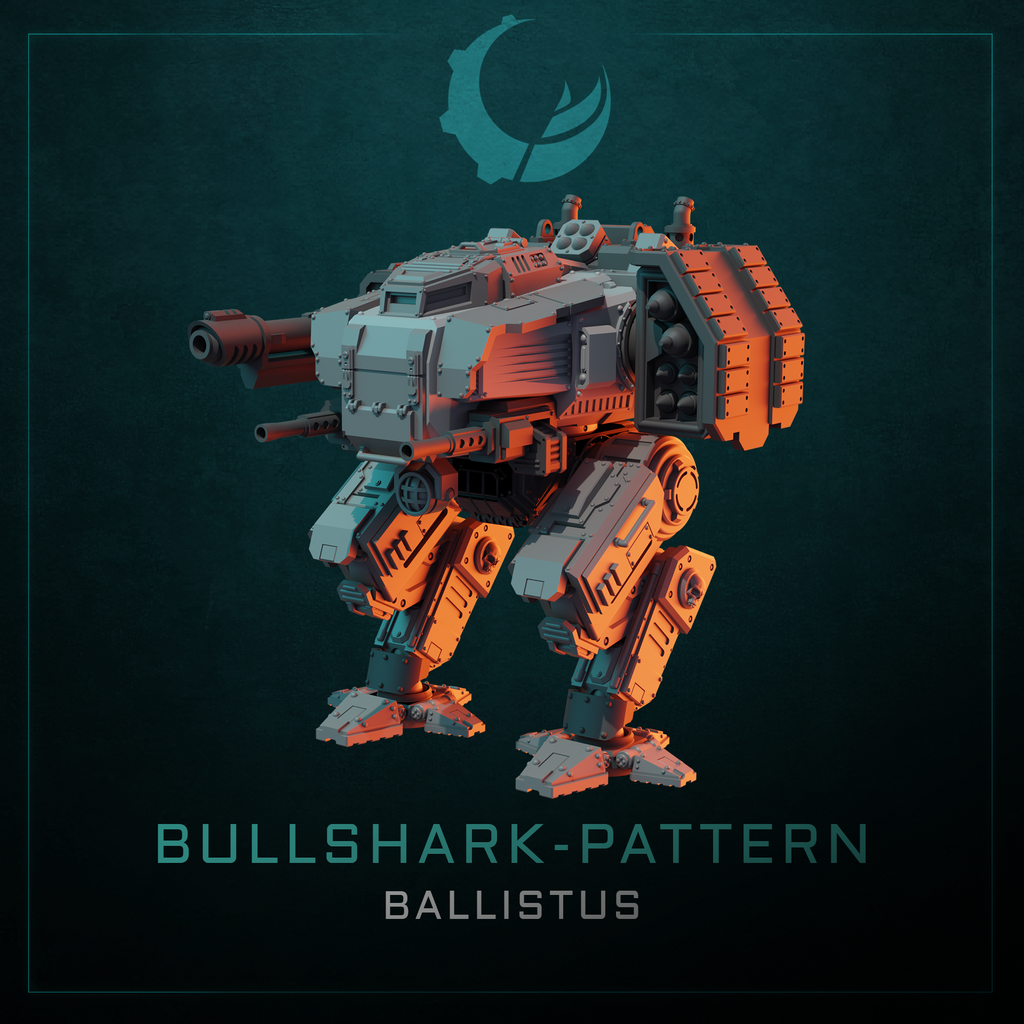 Bullshark-Pattern Tactical Warsuit - Sci fi/Modern - Modular - Magnet Ready