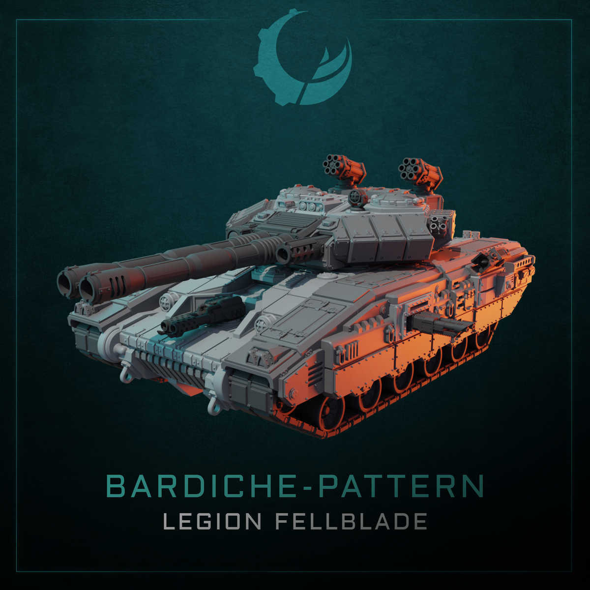 Bardiche-Pattern Super Heavy Tank - Sci fi/Modern - Modular - Magnet Ready