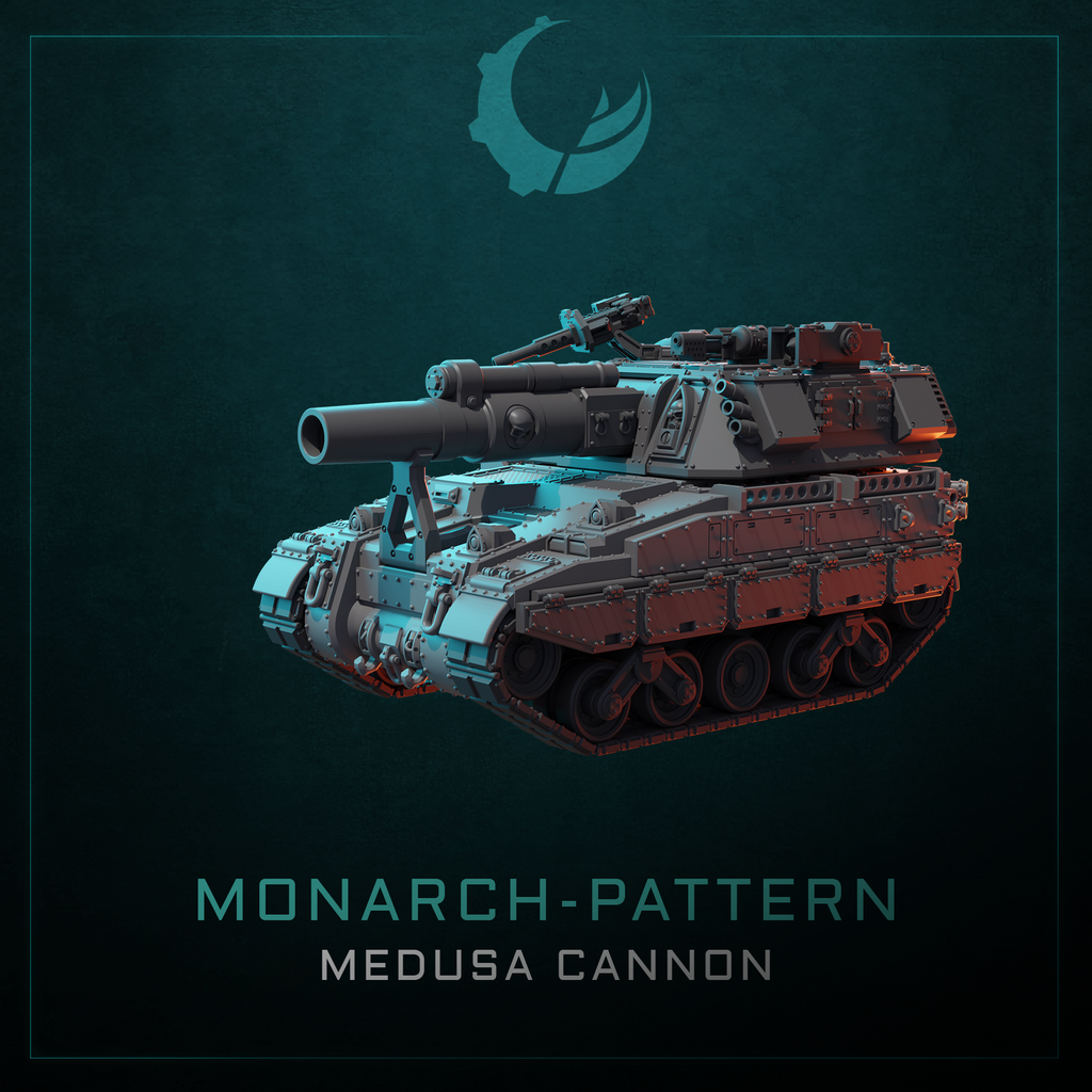 Monarch-Patten Self-Propelled Artillery - Sci fi/Modern - Modular - Magnet Ready