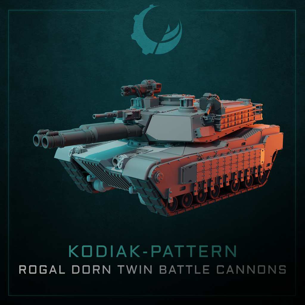 Kodiak-Pattern Main Battle Tank - Sci fi/Modern - Modular - Magnet Ready