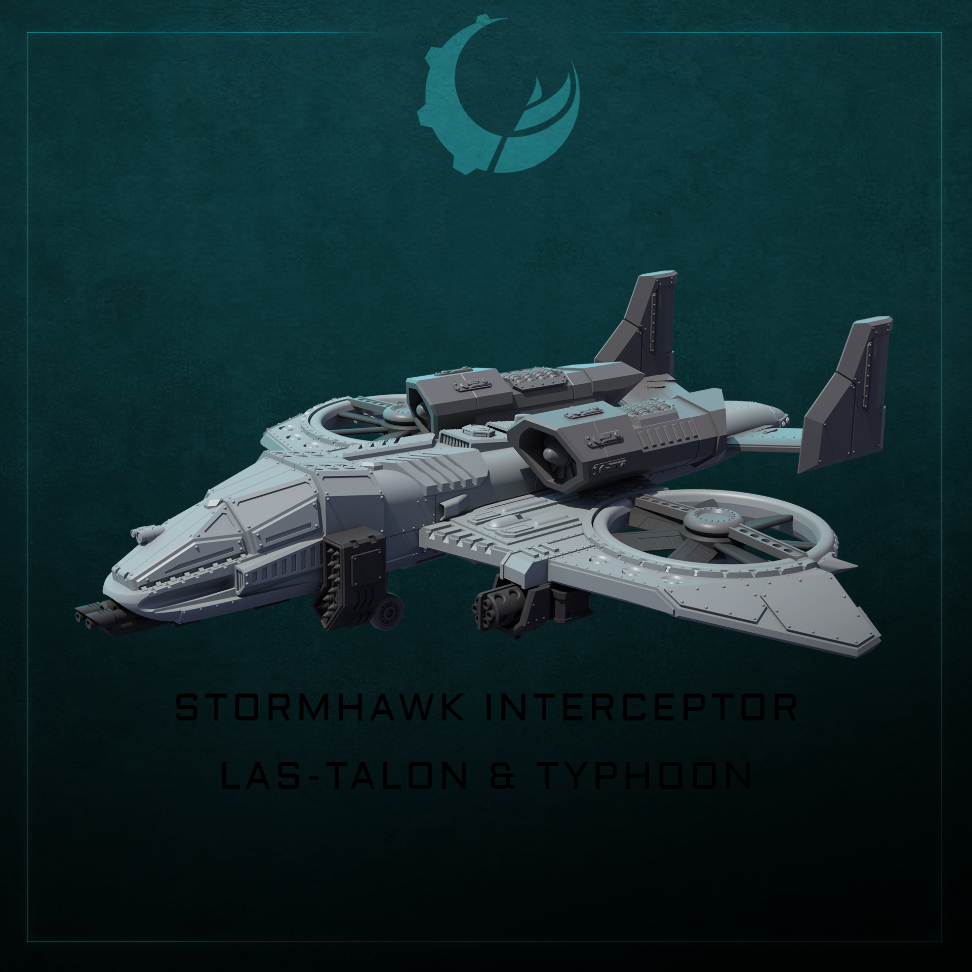 Raiju-Pattern Multi-Role Attack Aircraft - Sci fi/Modern - Modular - Magnet Ready