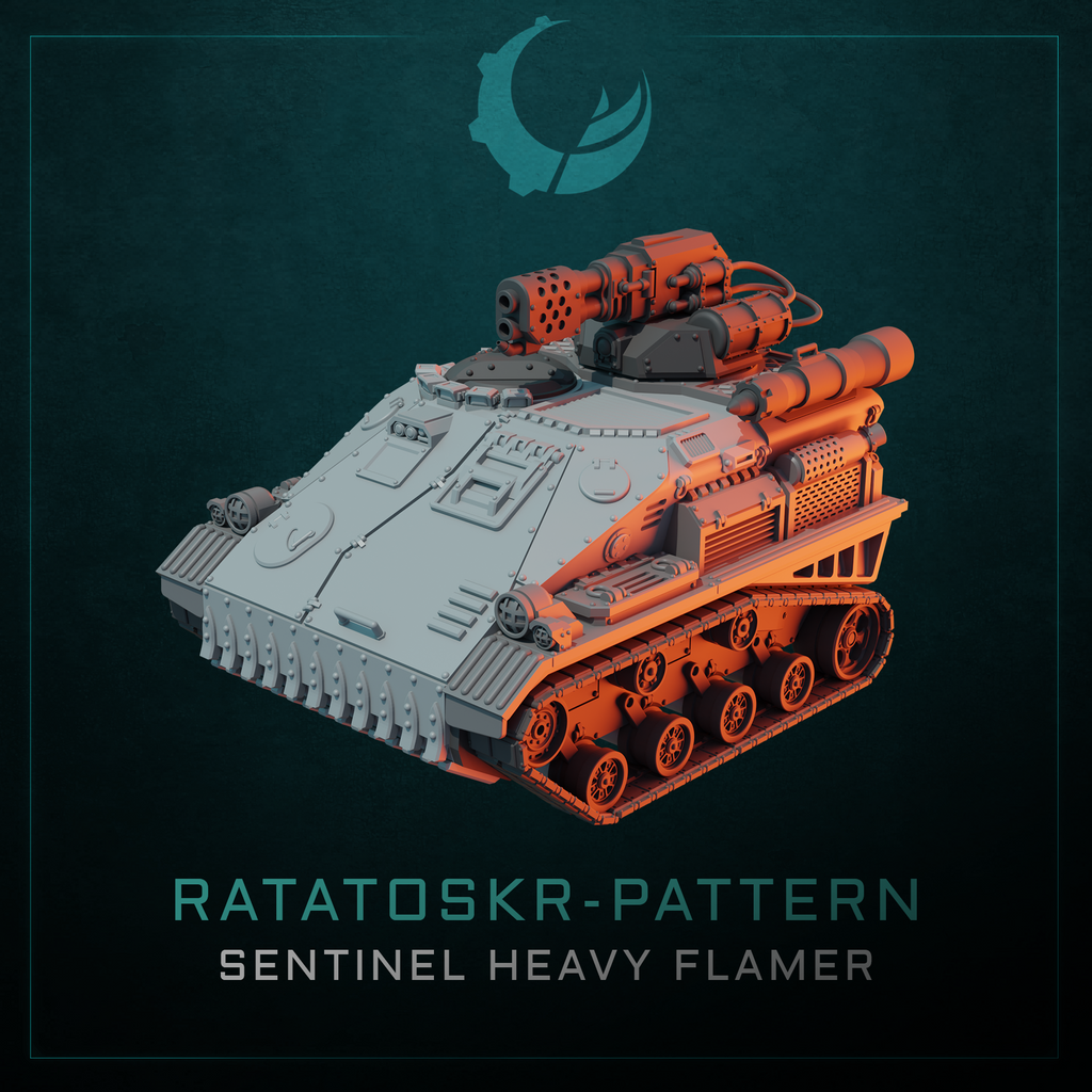 Ratatoskr-Pattern Scout Tankette - Sci fi/Modern - Modular - Magnet Ready