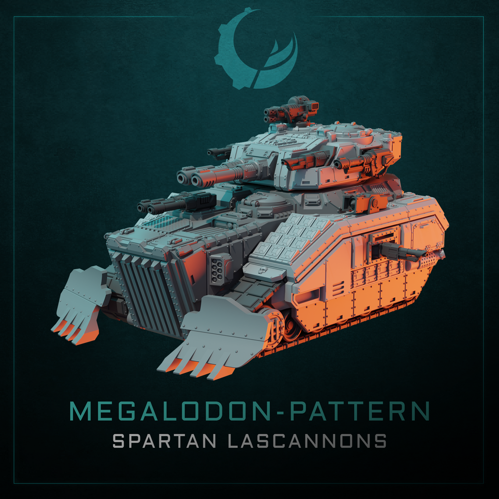 Megalodon-Pattern Heavy Assualt Vehicle - Sci fi/Modern - Modular - Magnet Ready