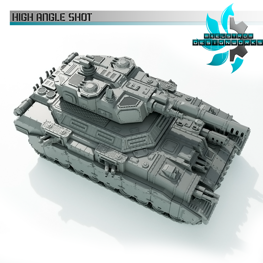 Ursus Rex-Pattern Super Heavy Battle Tank - Sci fi/Modern - Modular - Magnet Ready