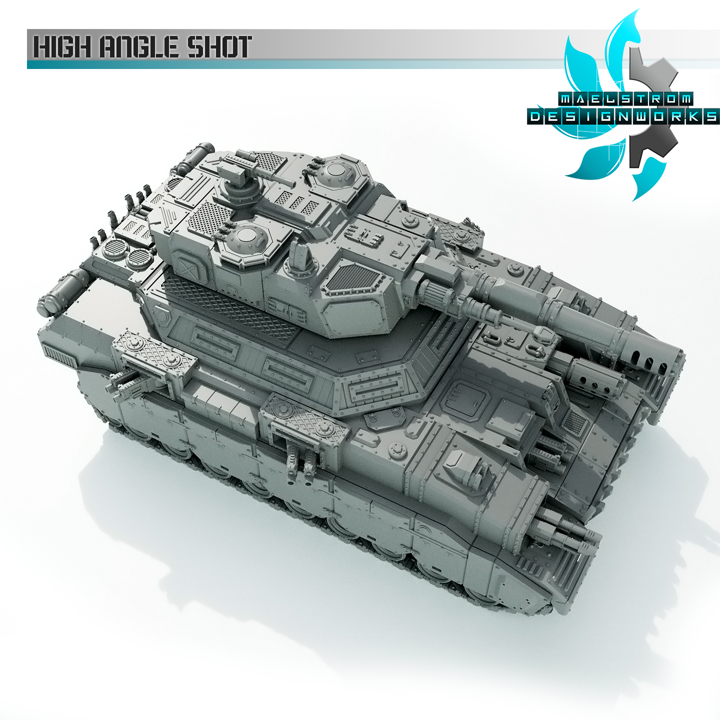 Ursus Rex-Pattern Super Heavy Battle Tank - Sci fi/Modern - Modular - Magnet Ready