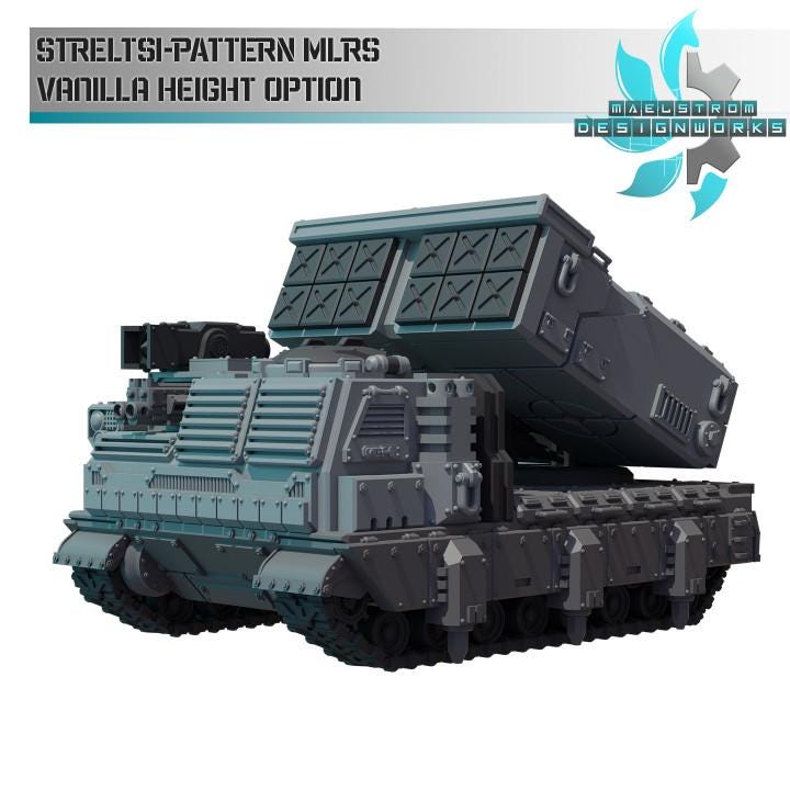 Streltsi-Pattern MLRS - Sci fi/Modern - Modular - Magnet Ready