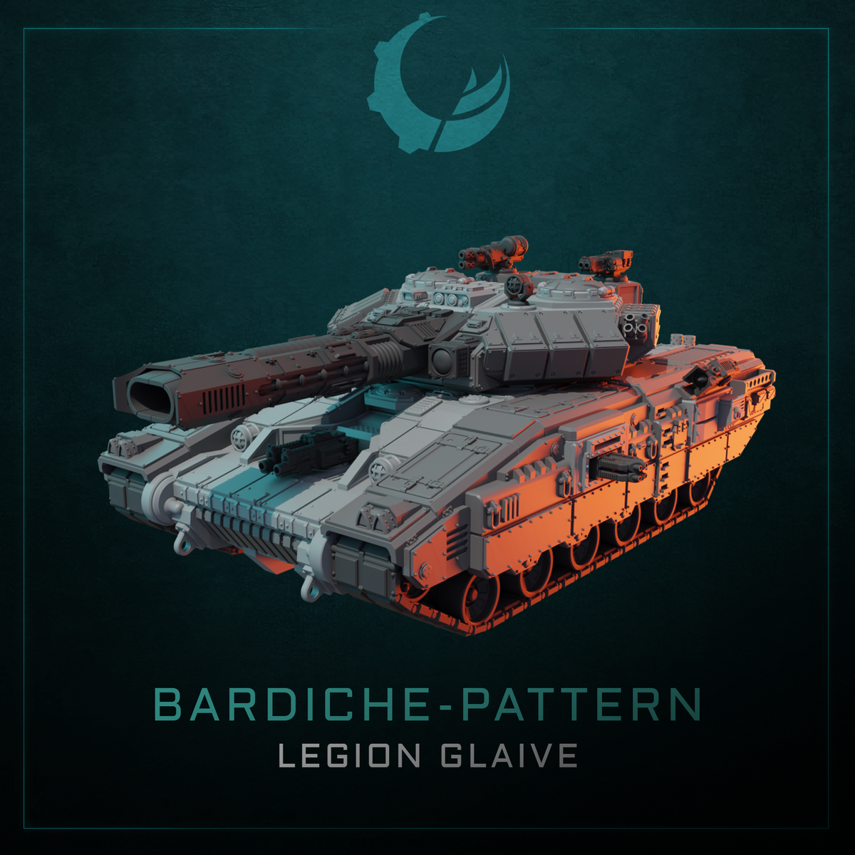 Bardiche-Pattern Super Heavy Tank - Sci fi/Modern - Modular - Magnet Ready
