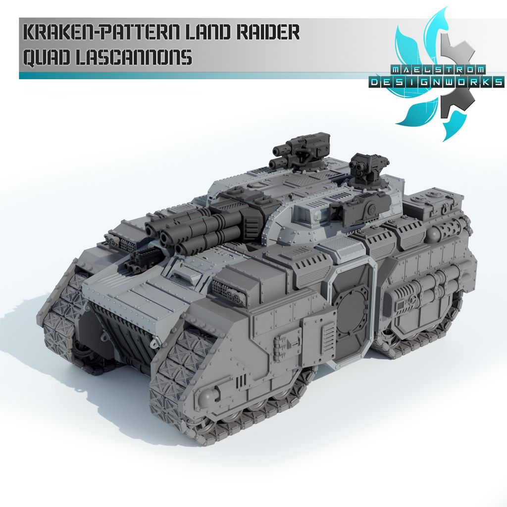 Kraken-Pattern Heavy Assault Vehicle - Sci fi/Modern - Modular - Magnet Ready