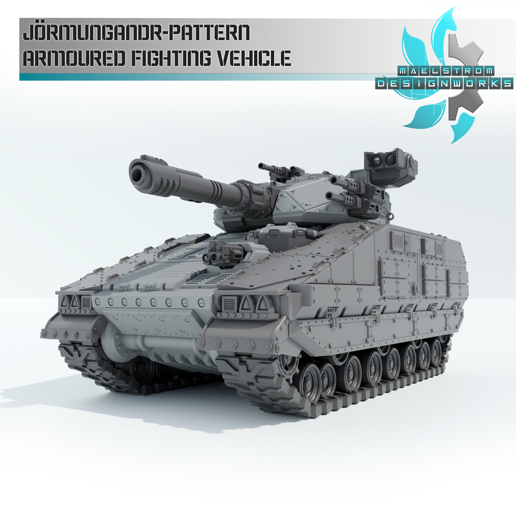Jörmungandr-Pattern Armored Fighting Vehicle - Sci fi/Modern - Modular - Magnet Ready