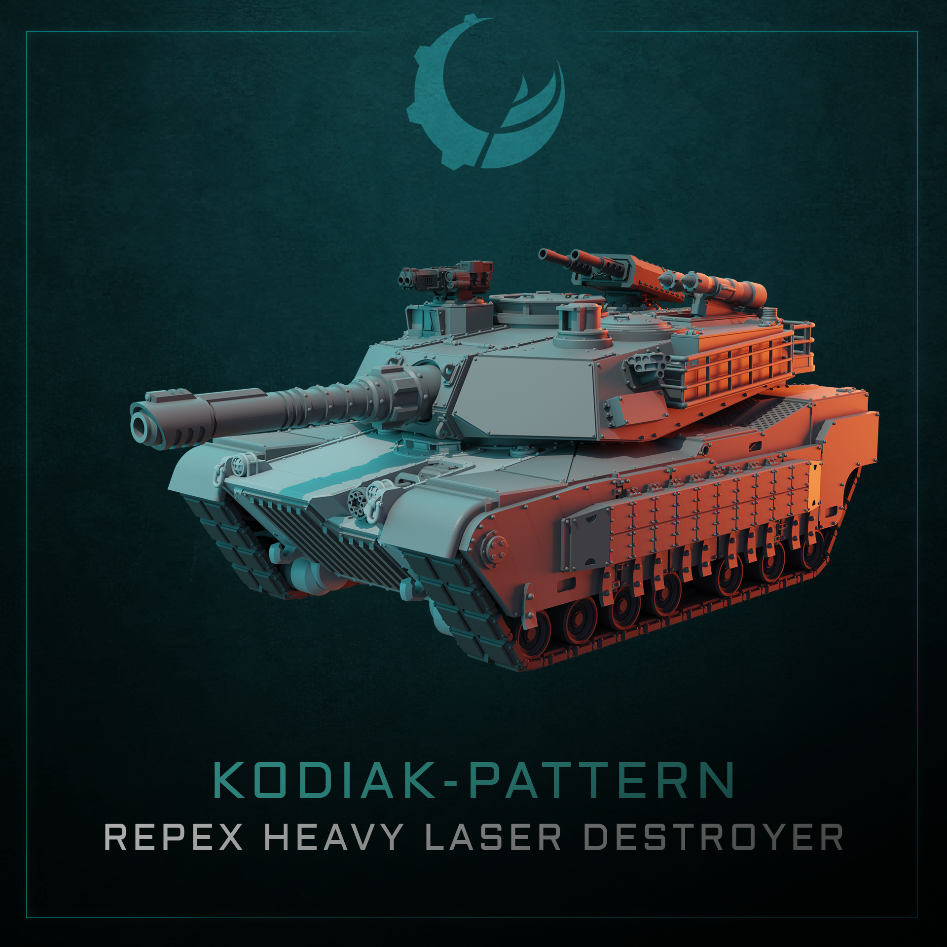 Kodiak-Pattern Main Battle Tank - Sci fi/Modern - Modular - Magnet Ready