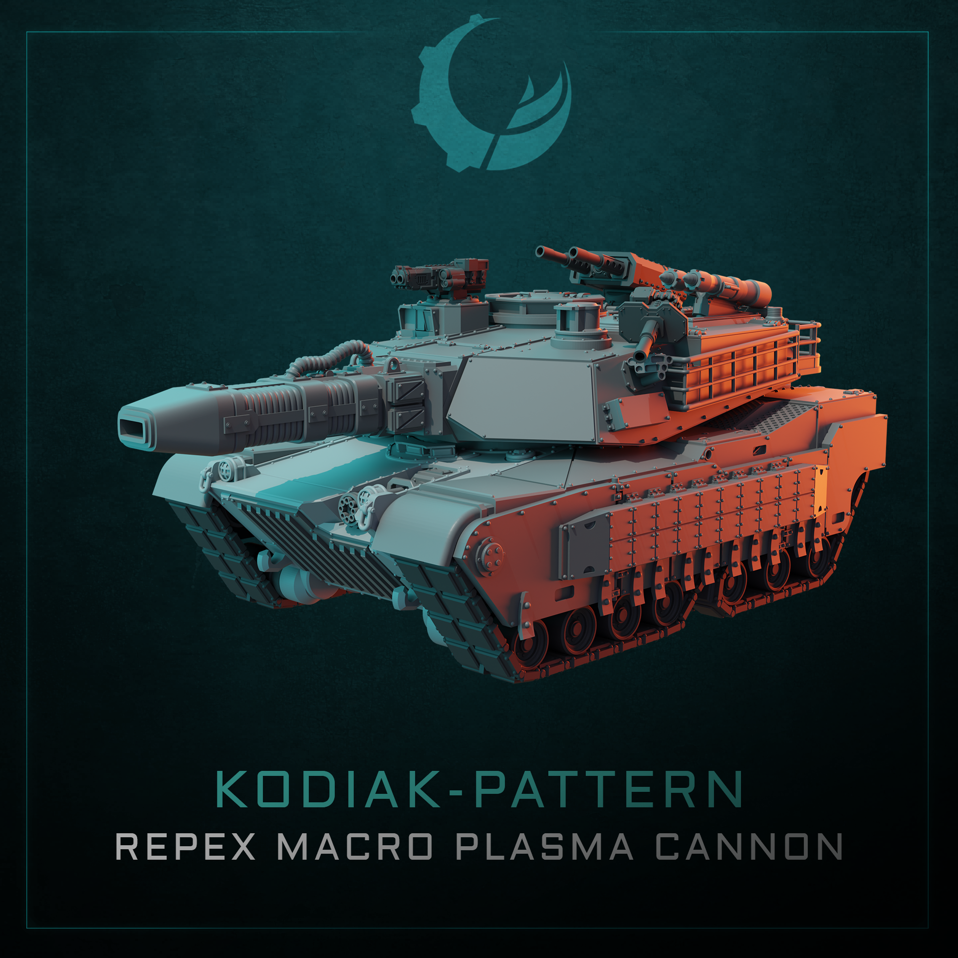 Kodiak-Pattern Main Battle Tank - Sci fi/Modern - Modular - Magnet Ready