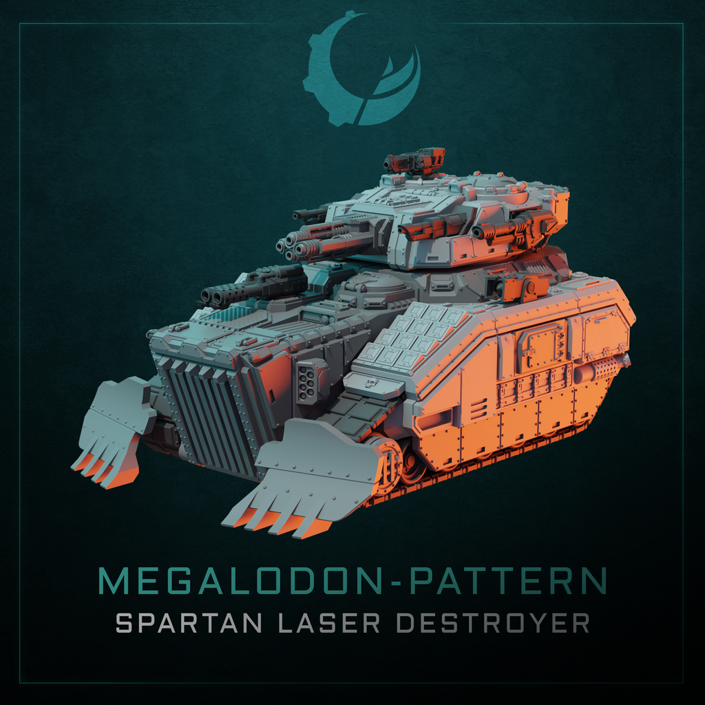 Megalodon-Pattern Heavy Assualt Vehicle - Sci fi/Modern - Modular - Magnet Ready