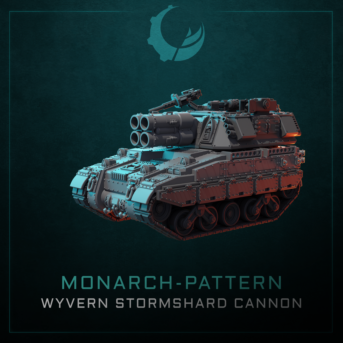 Monarch-Patten Self-Propelled Artillery - Sci fi/Modern - Modular - Magnet Ready