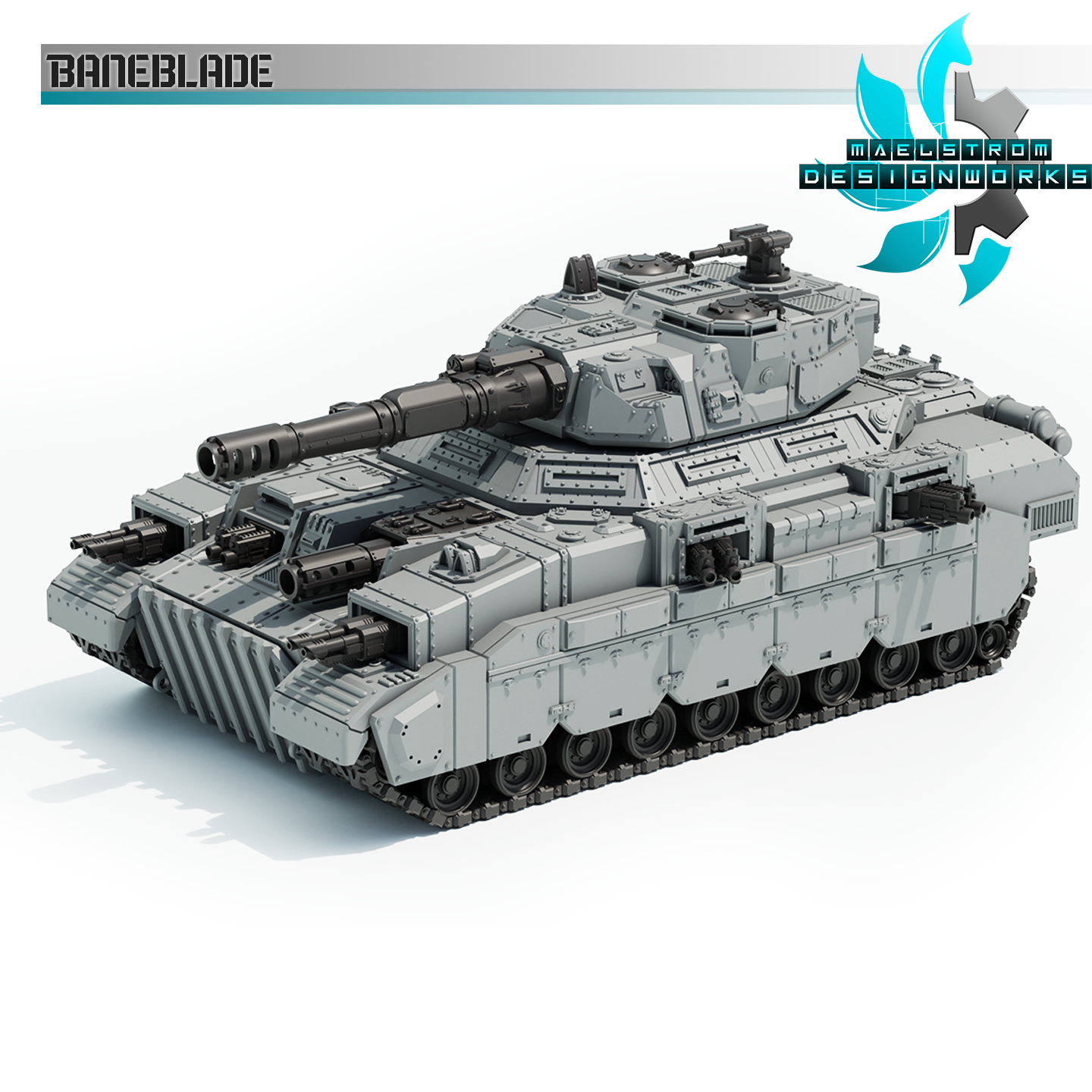 Ursus Rex-Pattern Super Heavy Battle Tank - Sci fi/Modern - Modular - Magnet Ready
