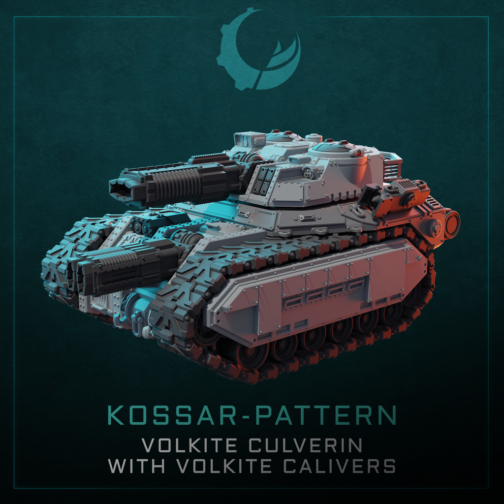 Kossar-Pattern Tank/APC/IFV/TD - Sci fi/Modern - Modular - Magnet Ready
