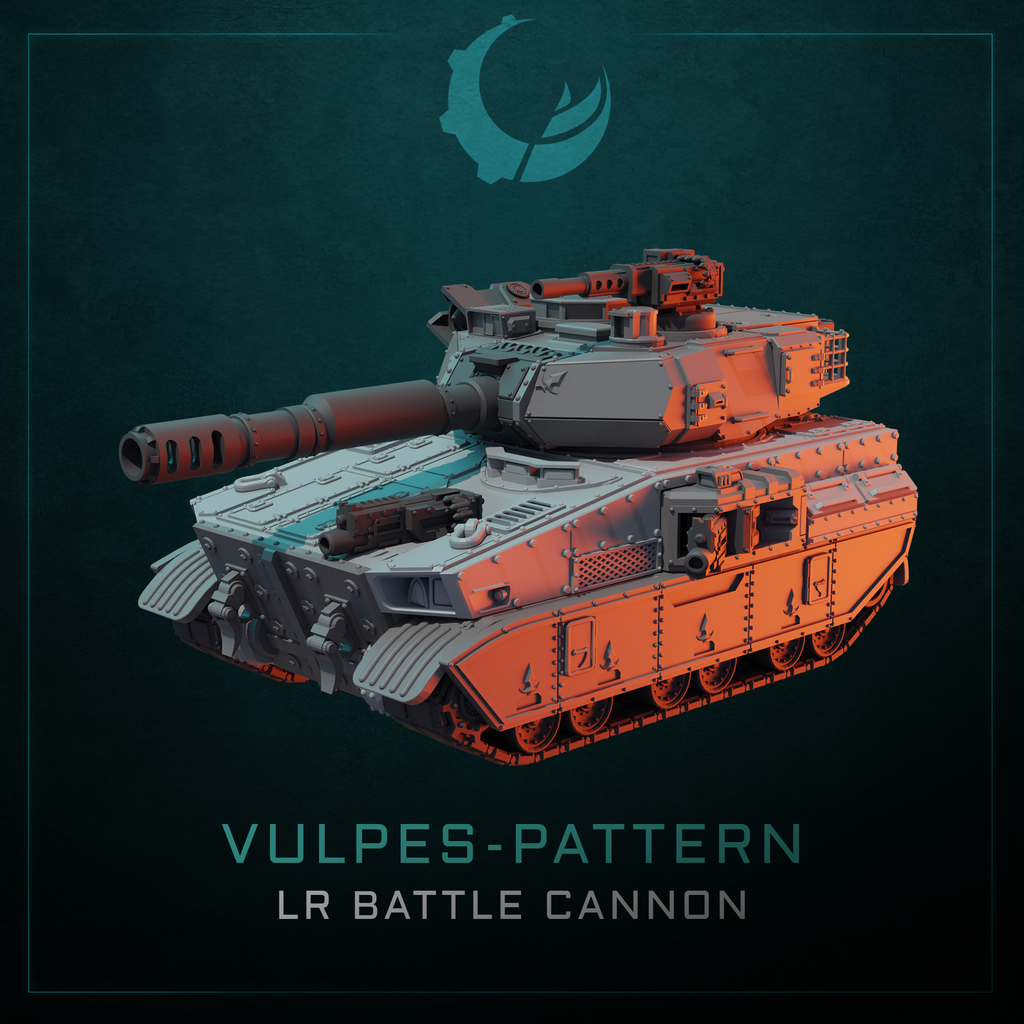 Vulpes-Pattern Battle Tank - Sci fi/Modern - Modular - Magnet Ready