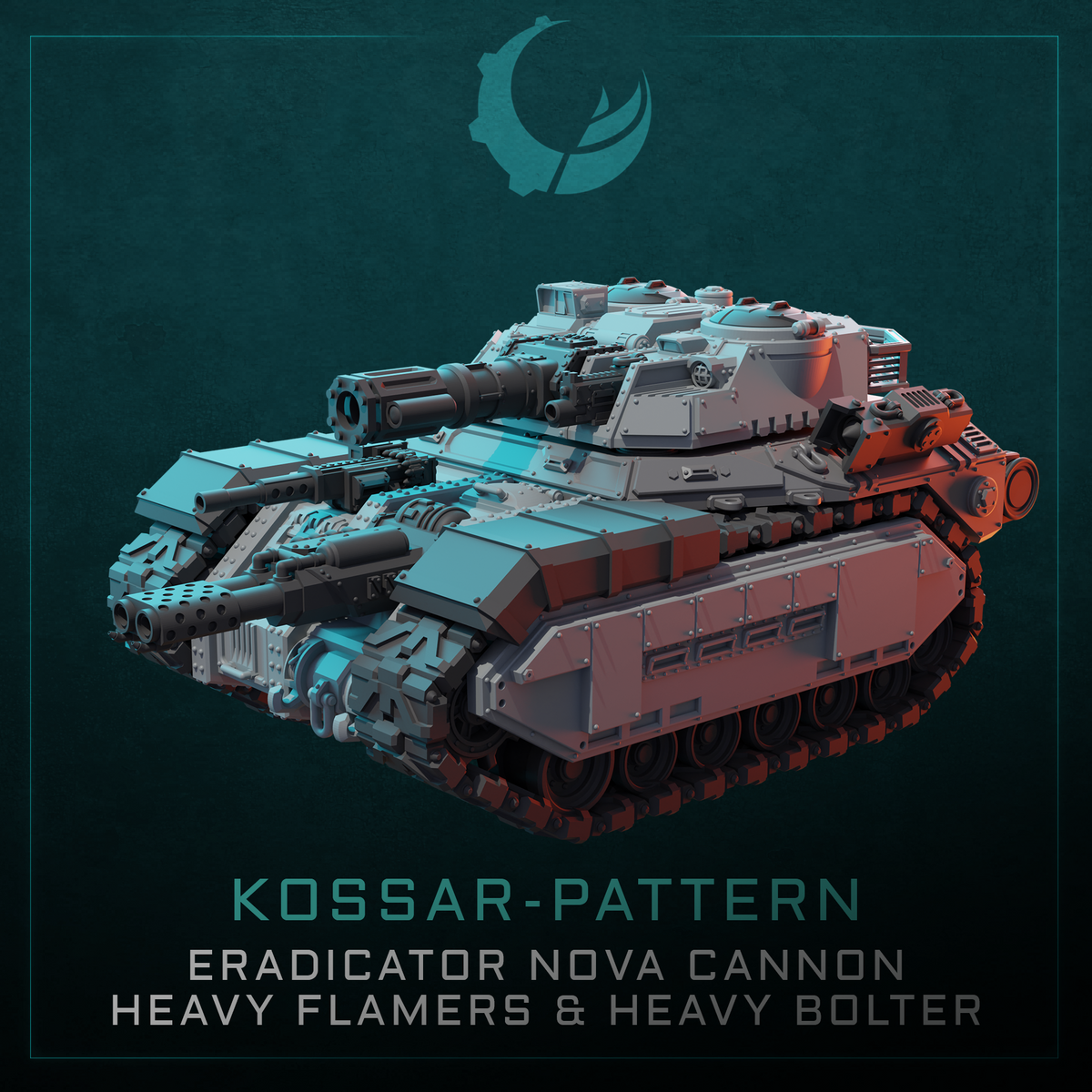Kossar-Pattern Tank/APC/IFV/TD - Sci fi/Modern - Modular - Magnet Ready