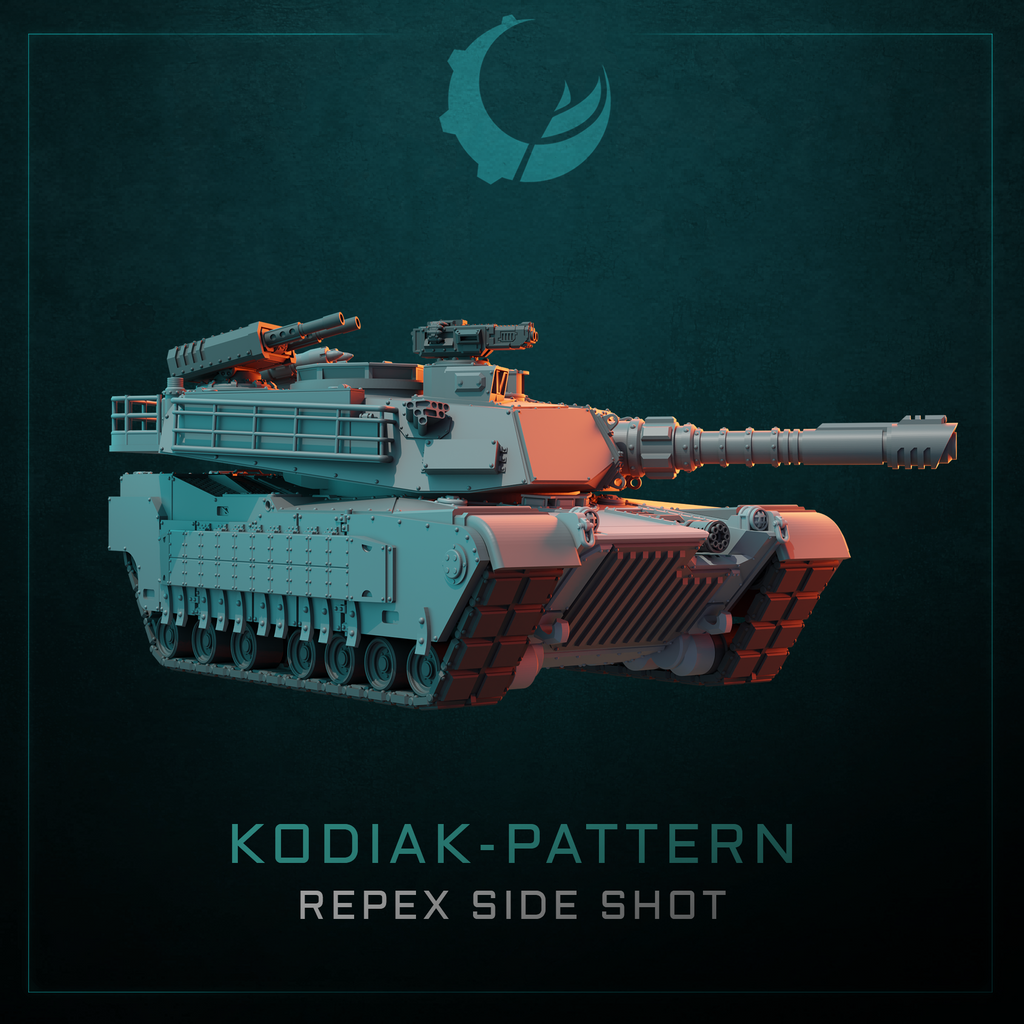 Kodiak-Pattern Main Battle Tank - Sci fi/Modern - Modular - Magnet Ready