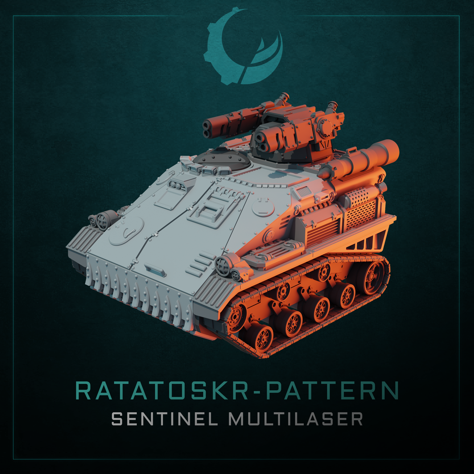 Ratatoskr-Pattern Scout Tankette - Sci fi/Modern - Modular - Magnet Ready