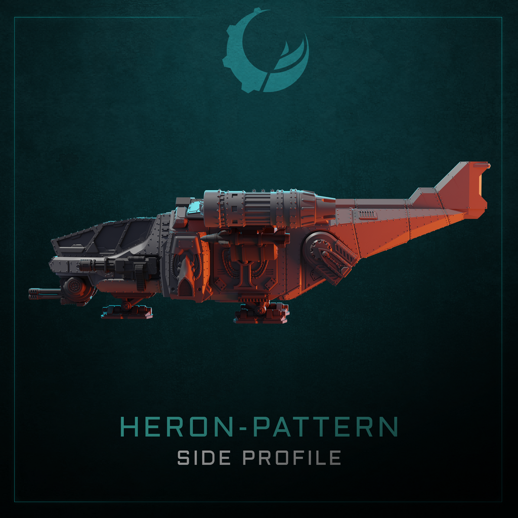 Heron-Pattern VTOL Assault Carrier - Sci fi/Modern - Modular - Magnet Ready