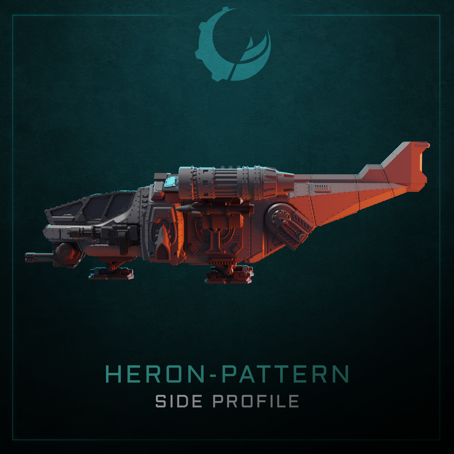 Heron-Pattern VTOL Assault Carrier - Sci fi/Modern - Modular - Magnet Ready