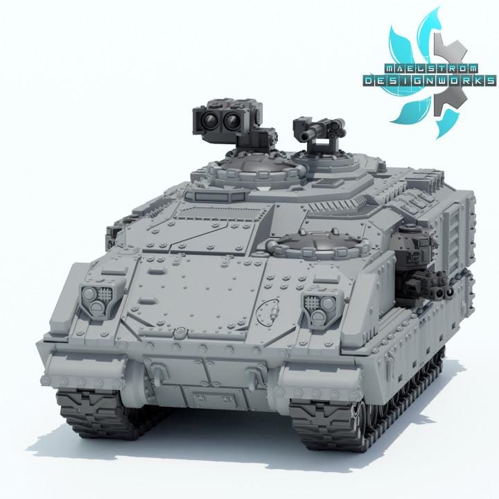 Polaris-Pattern - APC/IFV/Tank - Sci fi/Modern - Modular - Magnet Ready