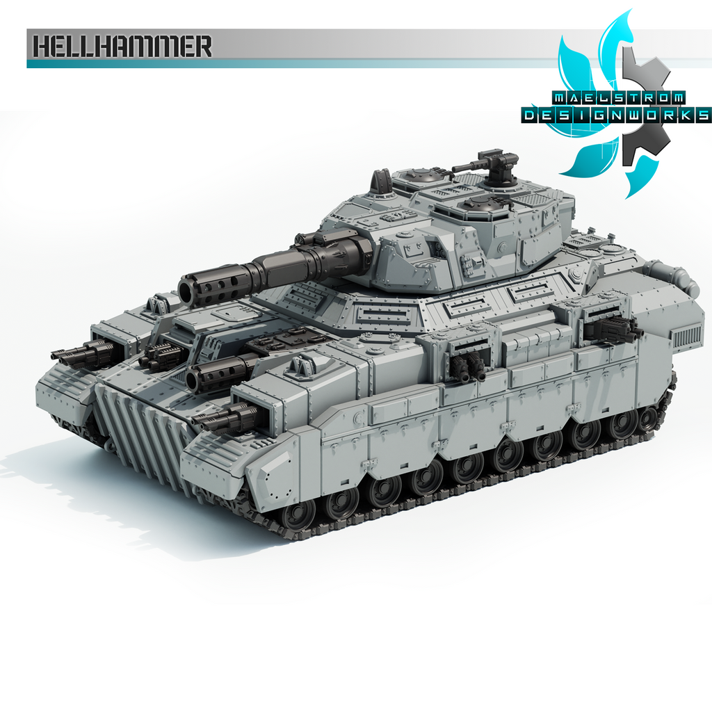 Ursus Rex-Pattern Super Heavy Battle Tank - Sci fi/Modern - Modular - Magnet Ready