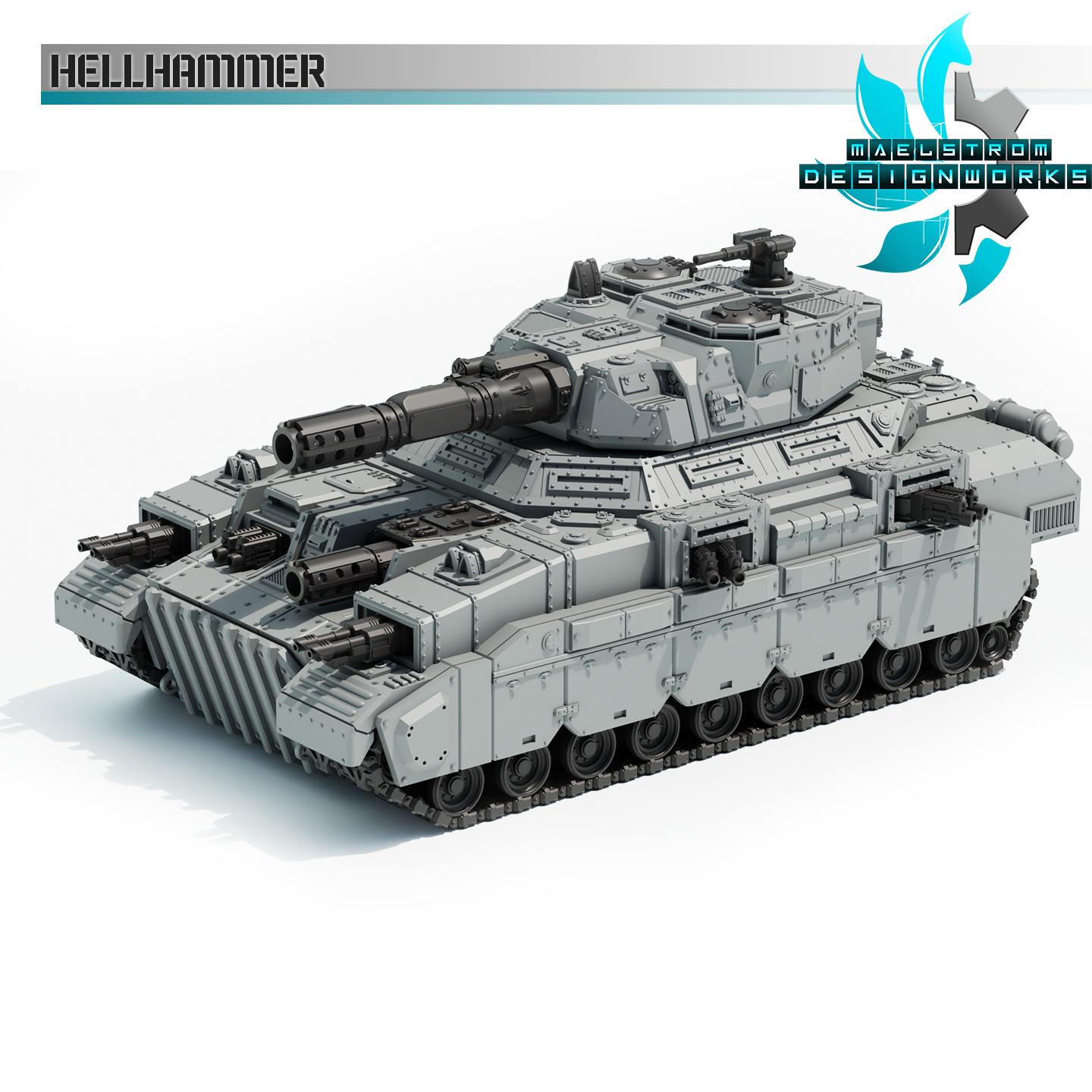 Ursus Rex-Pattern Super Heavy Battle Tank - Sci fi/Modern - Modular - Magnet Ready