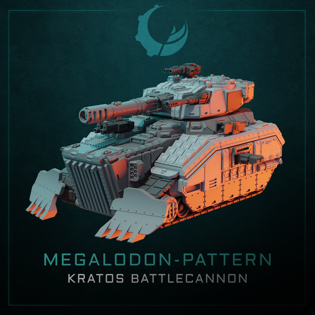 Megalodon-Pattern Heavy Assualt Vehicle - Sci fi/Modern - Modular - Magnet Ready