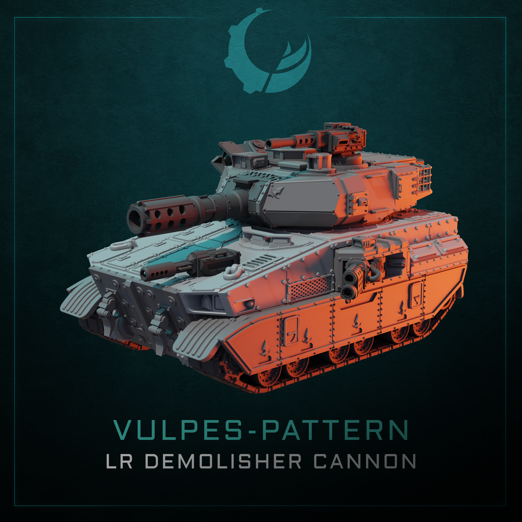 Vulpes-Pattern Battle Tank - Sci fi/Modern - Modular - Magnet Ready