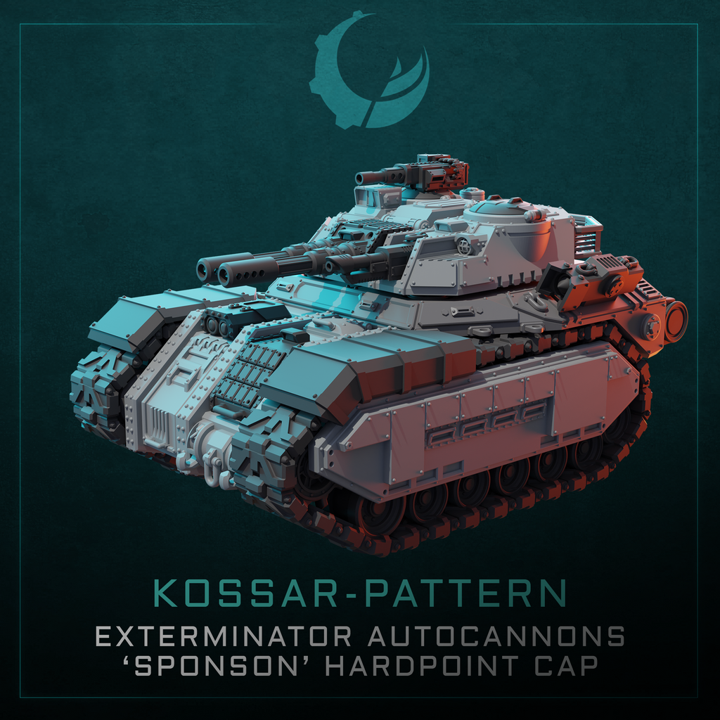Kossar-Pattern Tank/APC/IFV/TD - Sci fi/Modern - Modular - Magnet Ready