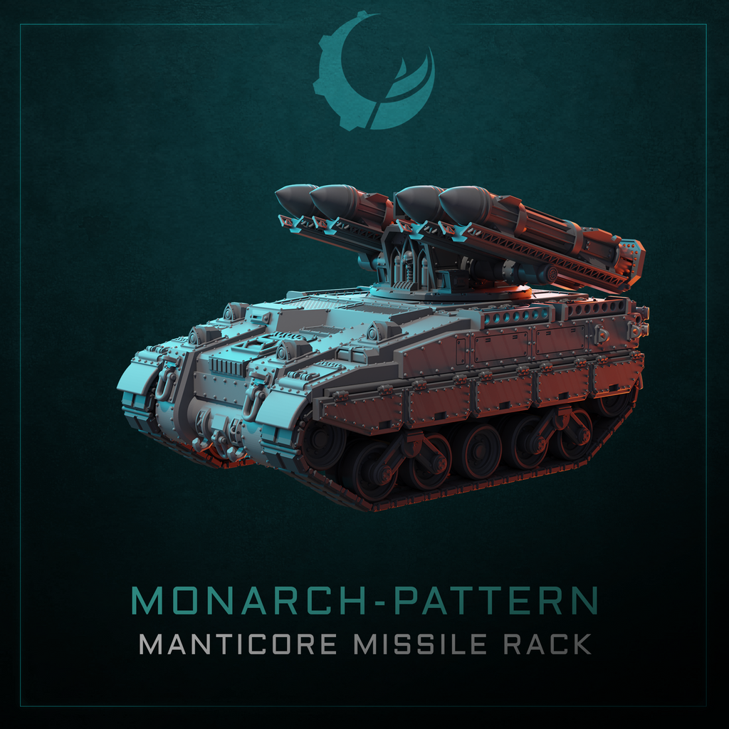 Monarch-Patten Self-Propelled Artillery - Sci fi/Modern - Modular - Magnet Ready