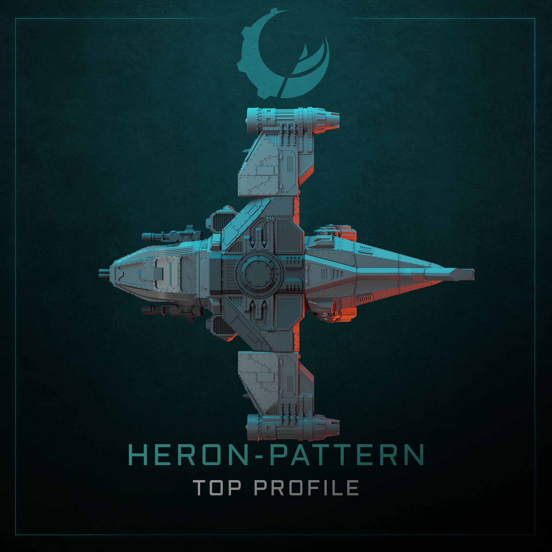 Heron-Pattern VTOL Assault Carrier - Sci fi/Modern - Modular - Magnet Ready