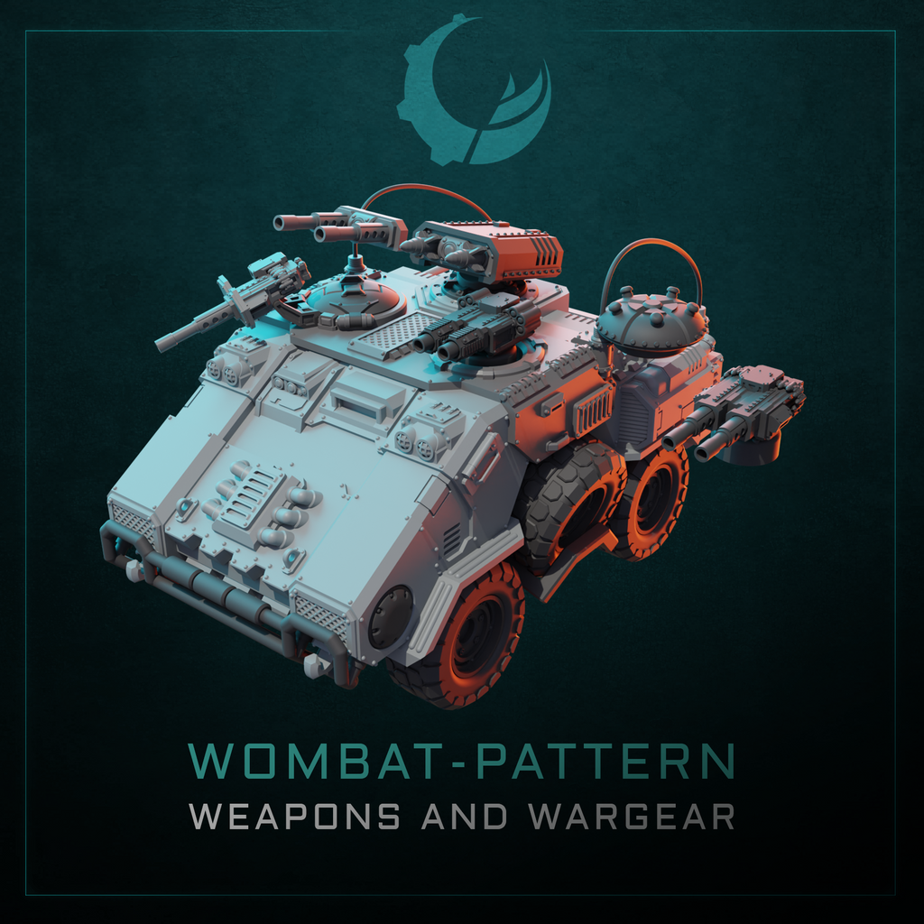 Wombat-Pattern ATCV - Sci fi/Modern - Modular - Magnet Ready