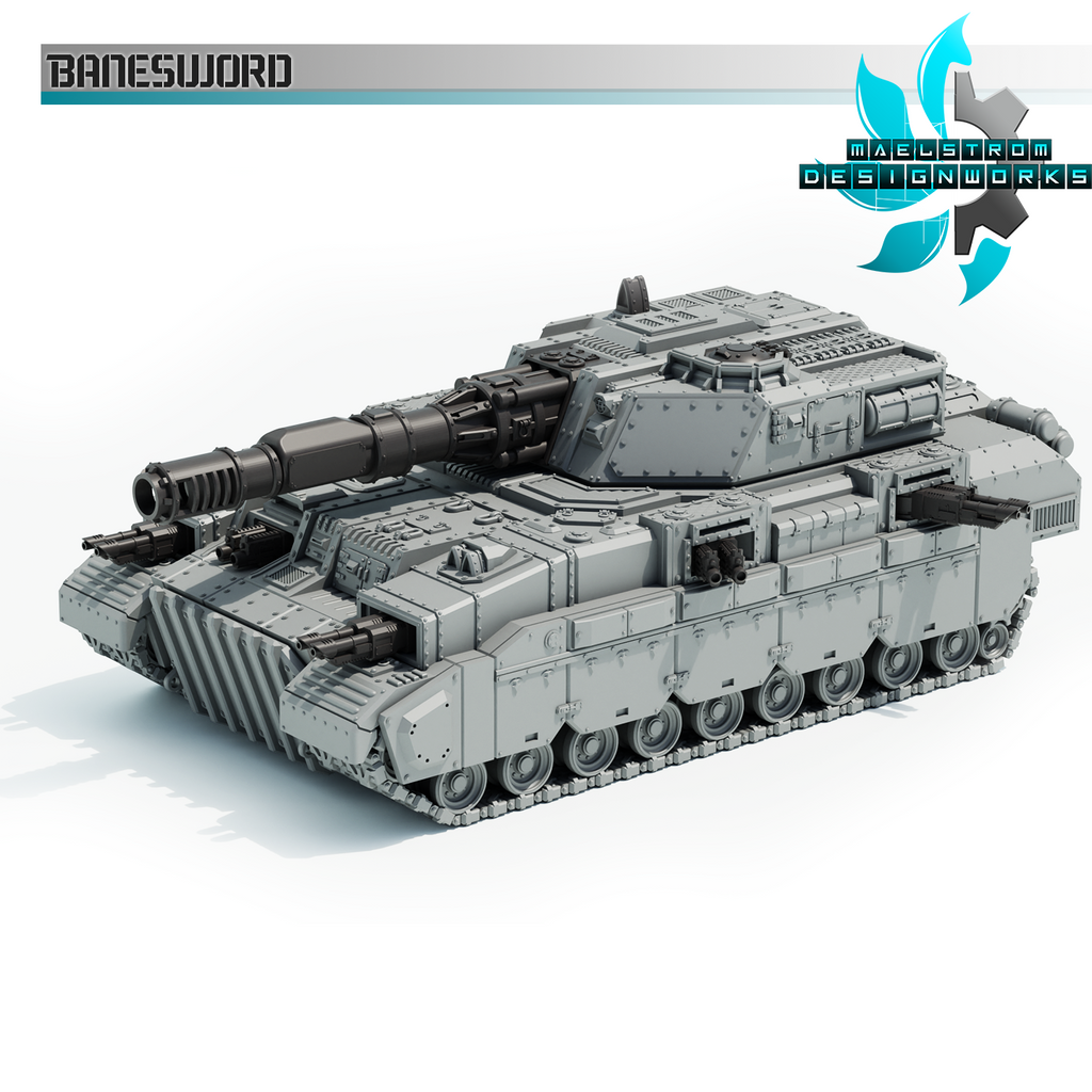 Ursus Rex-Pattern Super Heavy Battle Tank - Sci fi/Modern - Modular - Magnet Ready