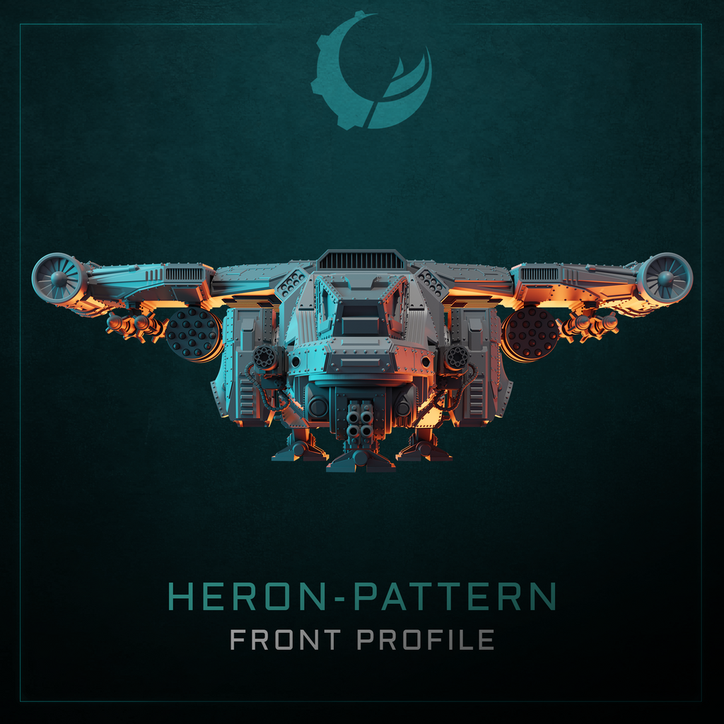 Heron-Pattern VTOL Assault Carrier - Sci fi/Modern - Modular - Magnet Ready