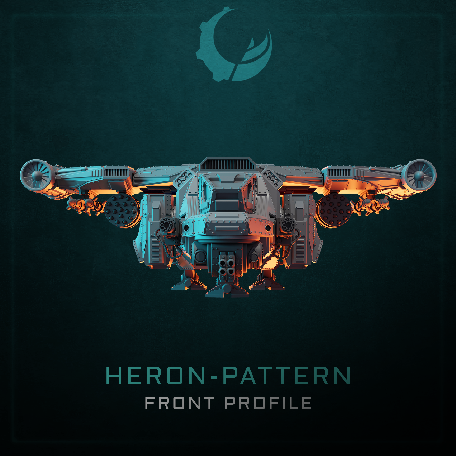 Heron-Pattern VTOL Assault Carrier - Sci fi/Modern - Modular - Magnet Ready