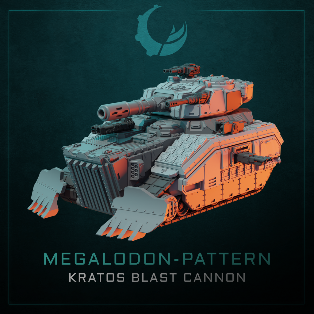 Megalodon-Pattern Heavy Assualt Vehicle - Sci fi/Modern - Modular - Magnet Ready