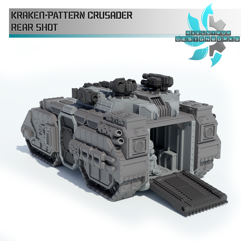 Kraken-Pattern Heavy Assault Vehicle - Sci fi/Modern - Modular - Magnet Ready