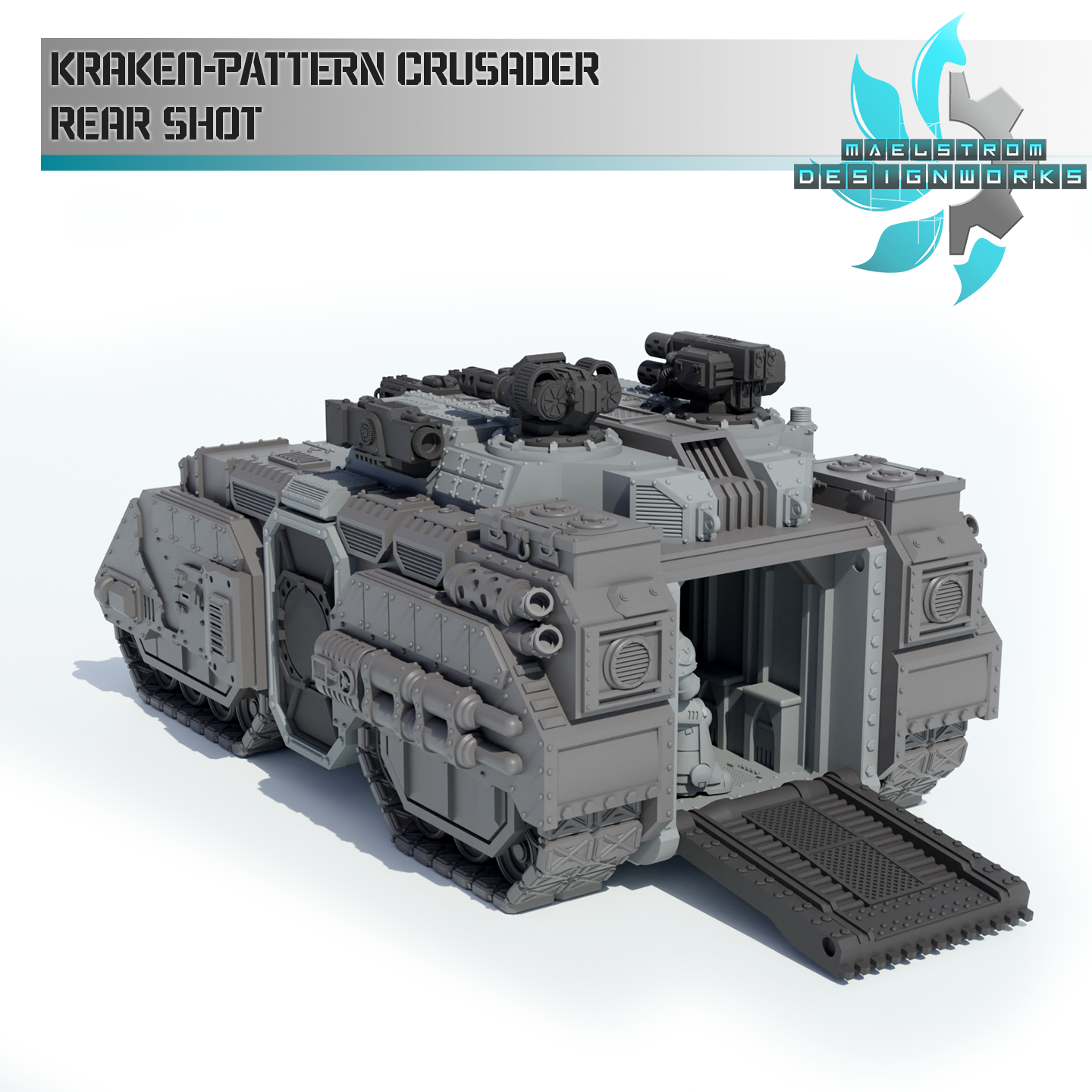 Kraken-Pattern Heavy Assault Vehicle - Sci fi/Modern - Modular - Magnet Ready