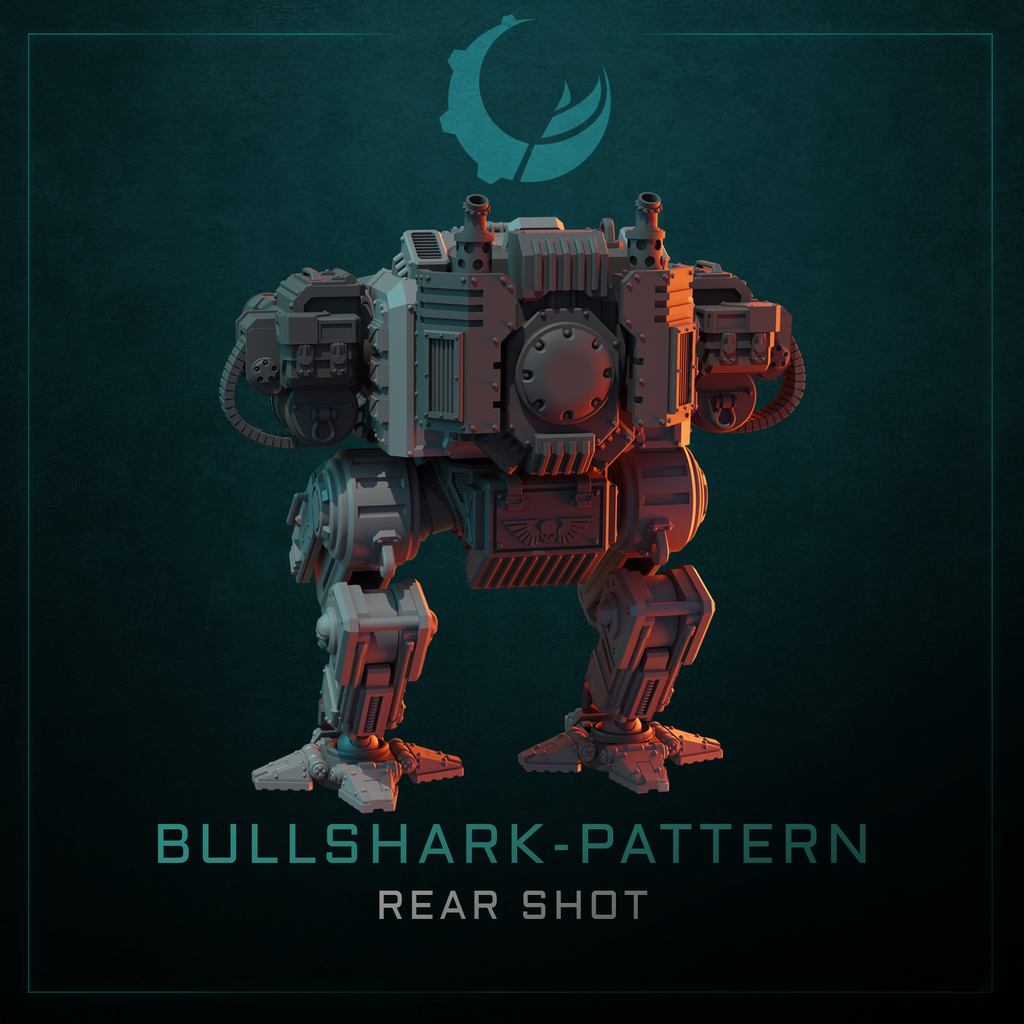 Bullshark-Pattern Tactical Warsuit - Sci fi/Modern - Modular - Magnet Ready