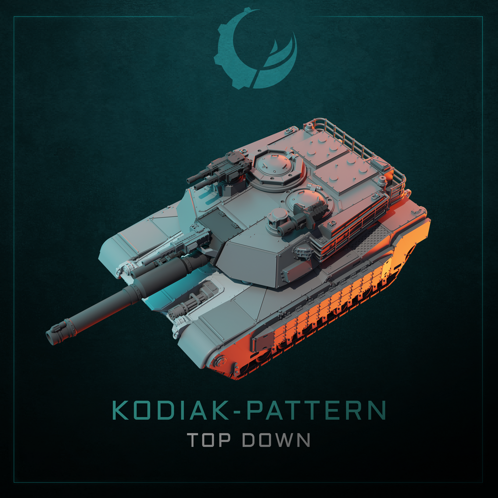 Kodiak-Pattern Main Battle Tank - Sci fi/Modern - Modular - Magnet Ready