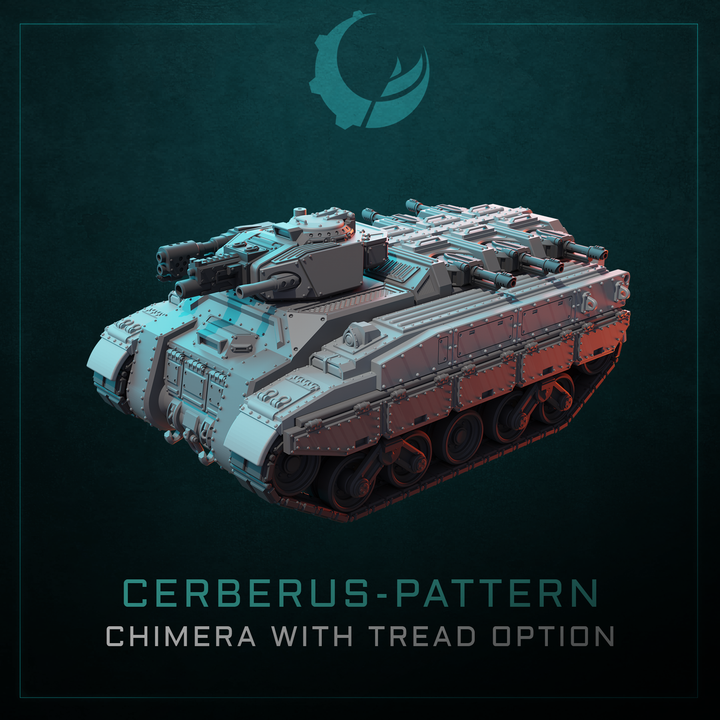 Cerberus-Pattern Armored Personnel Carrier - Sci fi/Modern - Modular - Magnet Ready