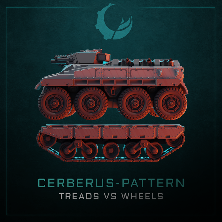 Cerberus-Pattern Armored Personnel Carrier - Sci fi/Modern - Modular - Magnet Ready