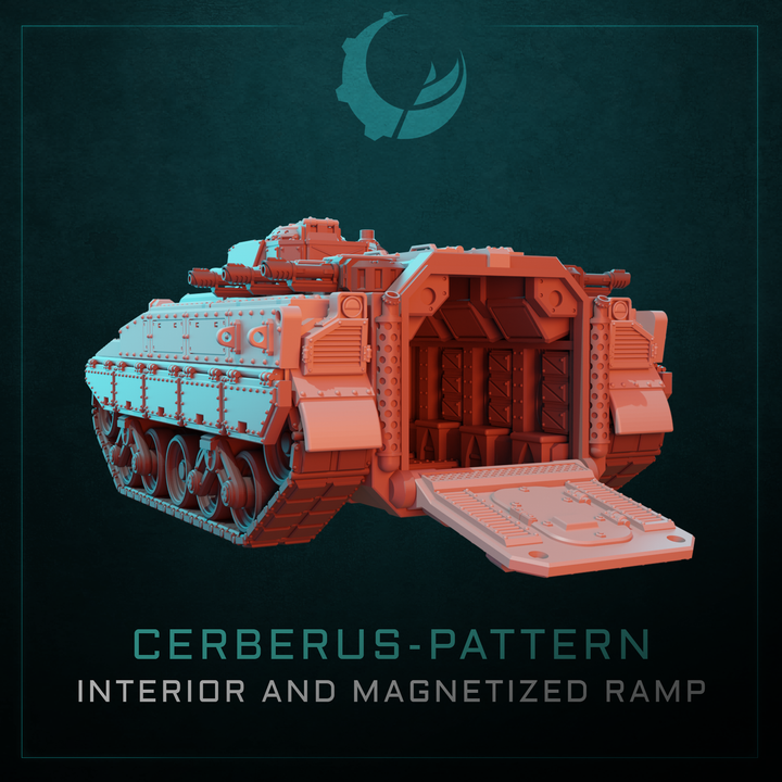Cerberus-Pattern Armored Personnel Carrier - Sci fi/Modern - Modular - Magnet Ready