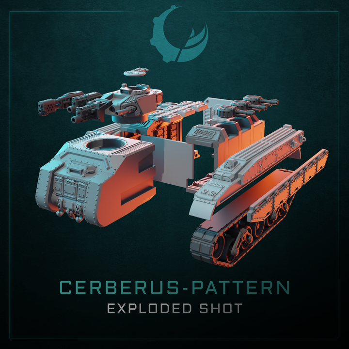 Cerberus-Pattern Armored Personnel Carrier - Sci fi/Modern - Modular - Magnet Ready