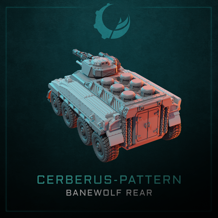 Cerberus-Pattern Armored Personnel Carrier - Sci fi/Modern - Modular - Magnet Ready