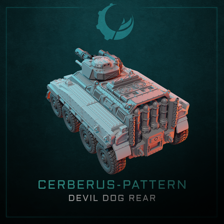 Cerberus-Pattern Armored Personnel Carrier - Sci fi/Modern - Modular - Magnet Ready