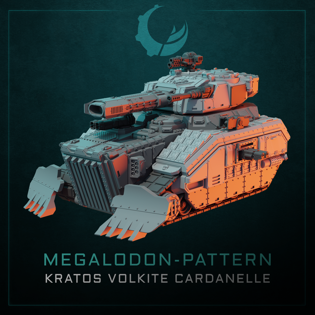 Megalodon-Pattern Heavy Assualt Vehicle - Sci fi/Modern - Modular - Magnet Ready